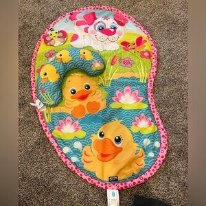 Baby girl tummy time mat EUC